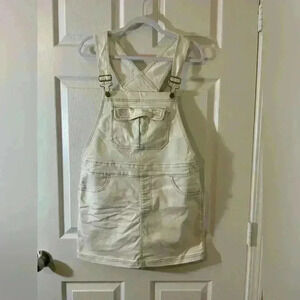 Off White Overall Dress